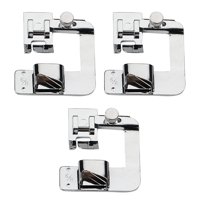 Magideal - Dobladillo De Pie Con Rodillo, Accesorio De Encuadernación De Carpetas, Pie De Presión De Dobladillo Enrollado Para Máquina De Coser Doméstica, Acolch