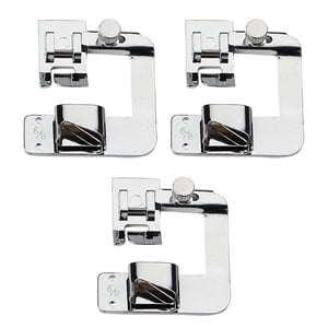 Magideal - Dobladillo De Pie Con Rodillo, Accesorio De Encuadernación De Carpetas, Pie De Presión De Dobladillo Enrollado Para Máquina De Coser Doméstica, Acolch