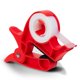 thumbnail image 1 of Soporte para papel de regalo con pinzas para envolver a Buddies, color rojo cereza, 1 of 6