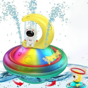 Veatool - Juguetes De Baño Para Niños, Juguetes De Baño Con Lámparas, Juguetes De Baño Con Chorro De Agua, Juegos De Anillos, Adecuados Para Duchas, Piscinas, Baños, Etc.