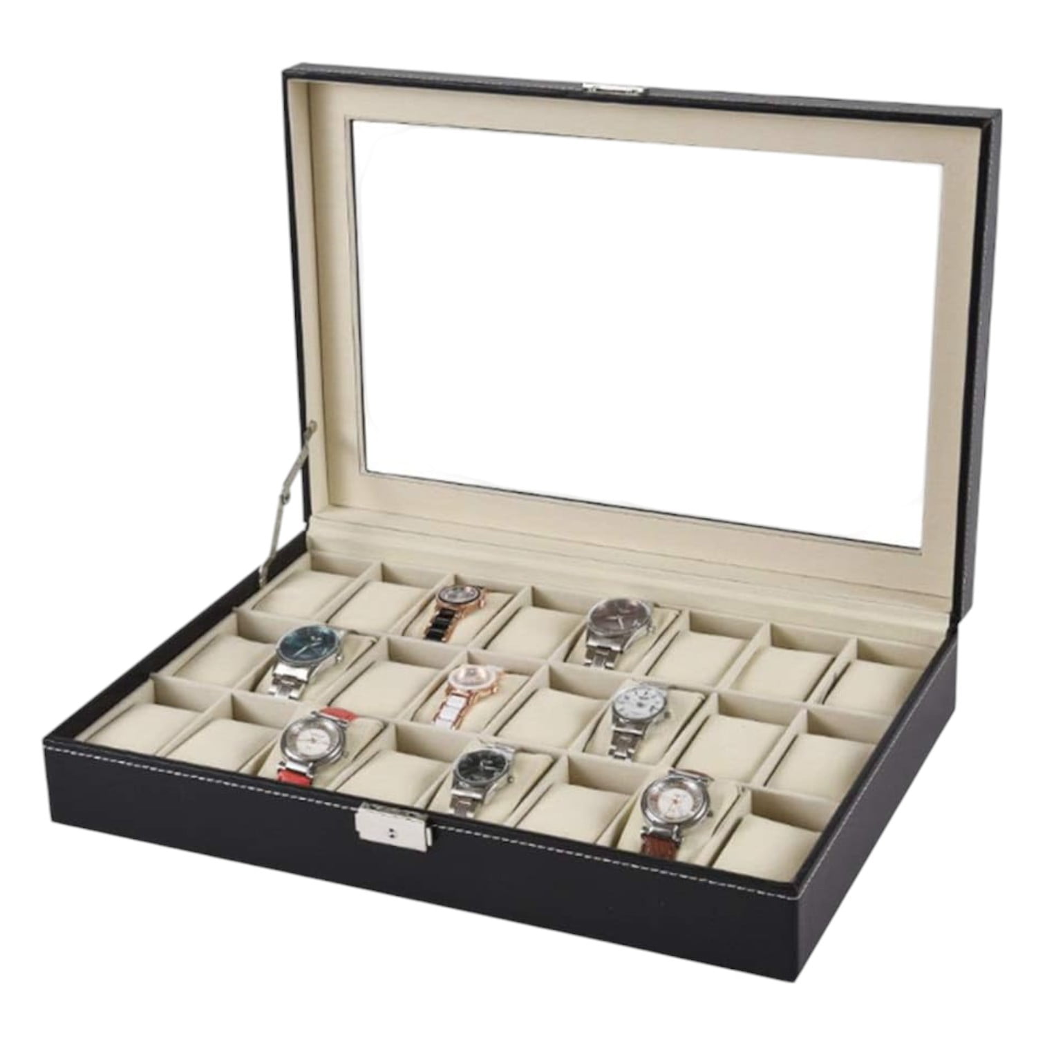 Invencible - Organizador 24 Relojes Smartwatch Joyería Exhibidor Nc52