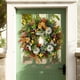 thumbnail image 2 of 1pc Festive Autumn Pumpkin Wreath with Eucalyptus Berries - Perfect for Halloween, Harvest Festival, Thanksgiving, and Home Decor, 2 of 4