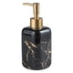 thumbnail image 3 of Dispensador De Jabón Con Textura De Mármol, Bomba De Botella De Loción Para Baño De Cocina De Hotel, Negro, 3 of 4