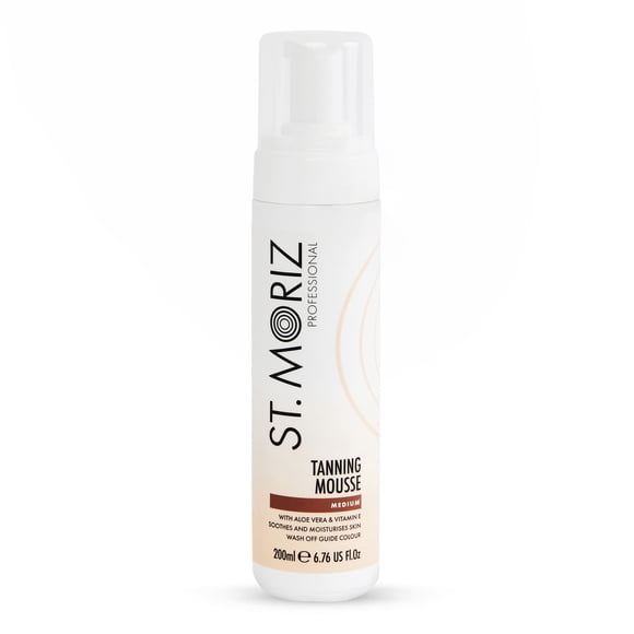 Autobronceador profesional St. Moriz, tamaño mediano, 200 ml, con aloe vera