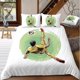 thumbnail image 1 of v1668 Bed Sheets Football Duvet Cover Set Soccer Goal Soft Bedding Set Polyester Sports Competitive Theme /Pcs Full Queen King Size Quilt Cover 3-Piece Bedding Set (1 Duvet Cover + 2 Pillow Shams) Bed, 1 of 5