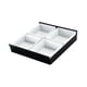 thumbnail image 5 of Bandeja De Servicio Dividida Con Frutos Secos, Ideal Para Fiestas, Hoteles Y Banquetes, 4 Compartimentos, 19,7 X 19 X 4,2 Cm., 5 of 5