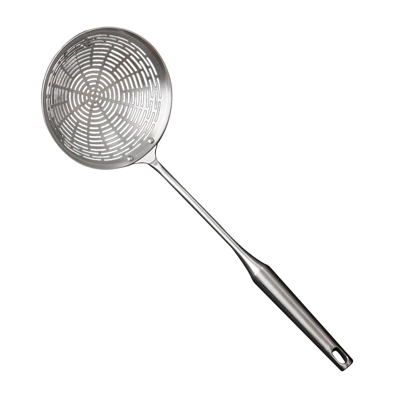 Bothyi - Colador De Araña Con Cucharón Colador Con Orificio Para Colgar Para Hornear Frutas Y Verduras 14cm