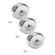 thumbnail image 1 of Pack X3 Tendederos Ropa Retractil Colgador Extensible Pared Plateado, 1 of 4