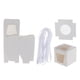 thumbnail image 1 of 12 / SET KRAFT PAPEL PORTE CAJA DE CUBITAKETY BANDA DE BODA Favoritos Gifts Blanco, 1 of 3