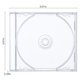 thumbnail image 2 of Estuche para CD Maxtek 10,4 mm Transparente Paquete de 10, 2 of 6