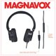 thumbnail image 3 of Magnavox MHP5031M-BK Auriculares estéreo con micrófono y graves potentes en negro, 3 of 8