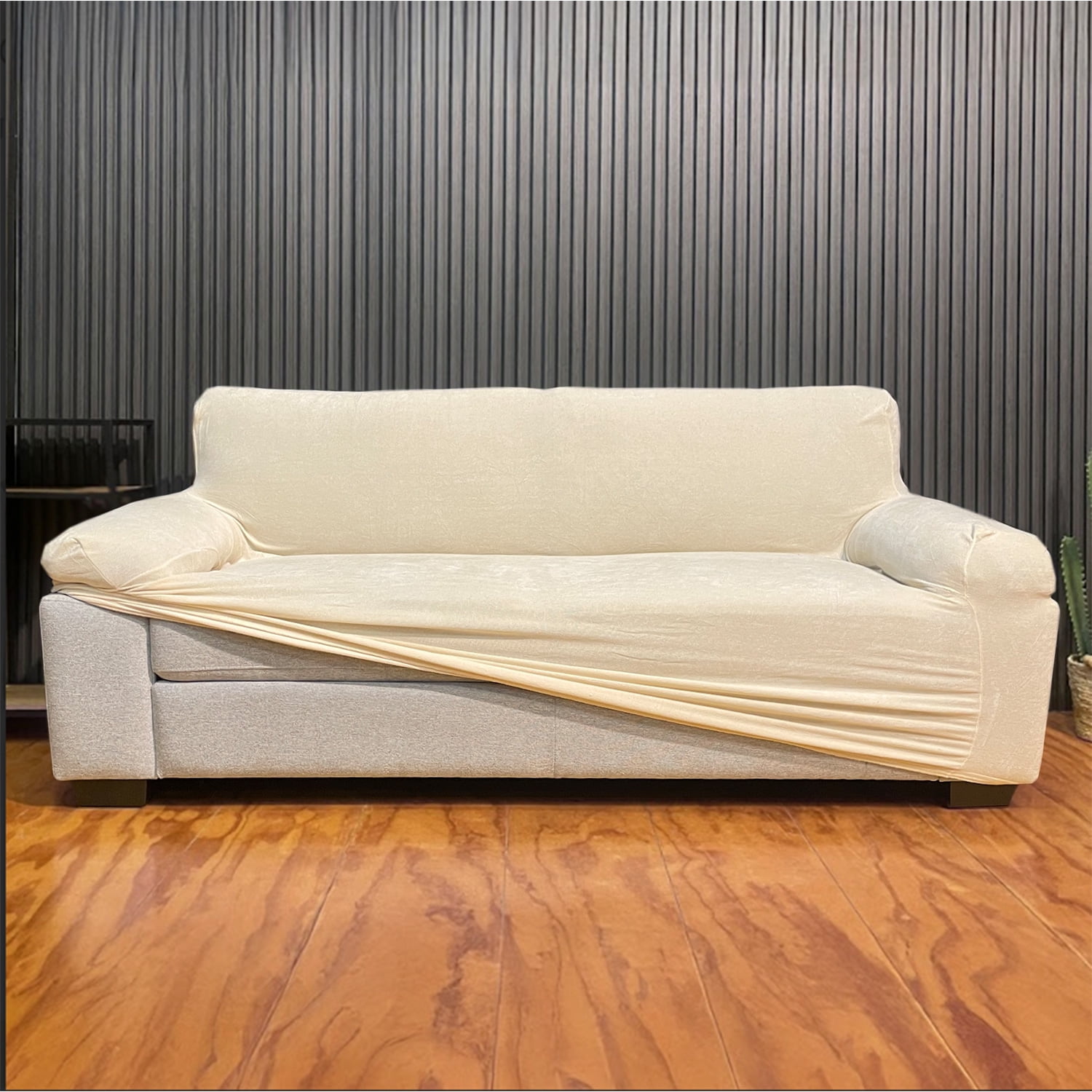 Dib - Funda Sofá 3 Cuerpos Pirgos Crema