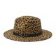 thumbnail image 3 of Sombrero HUDANHUWEI de fieltro de ala ancha para mujer Fedora Panama Z-Camel, 3 of 6