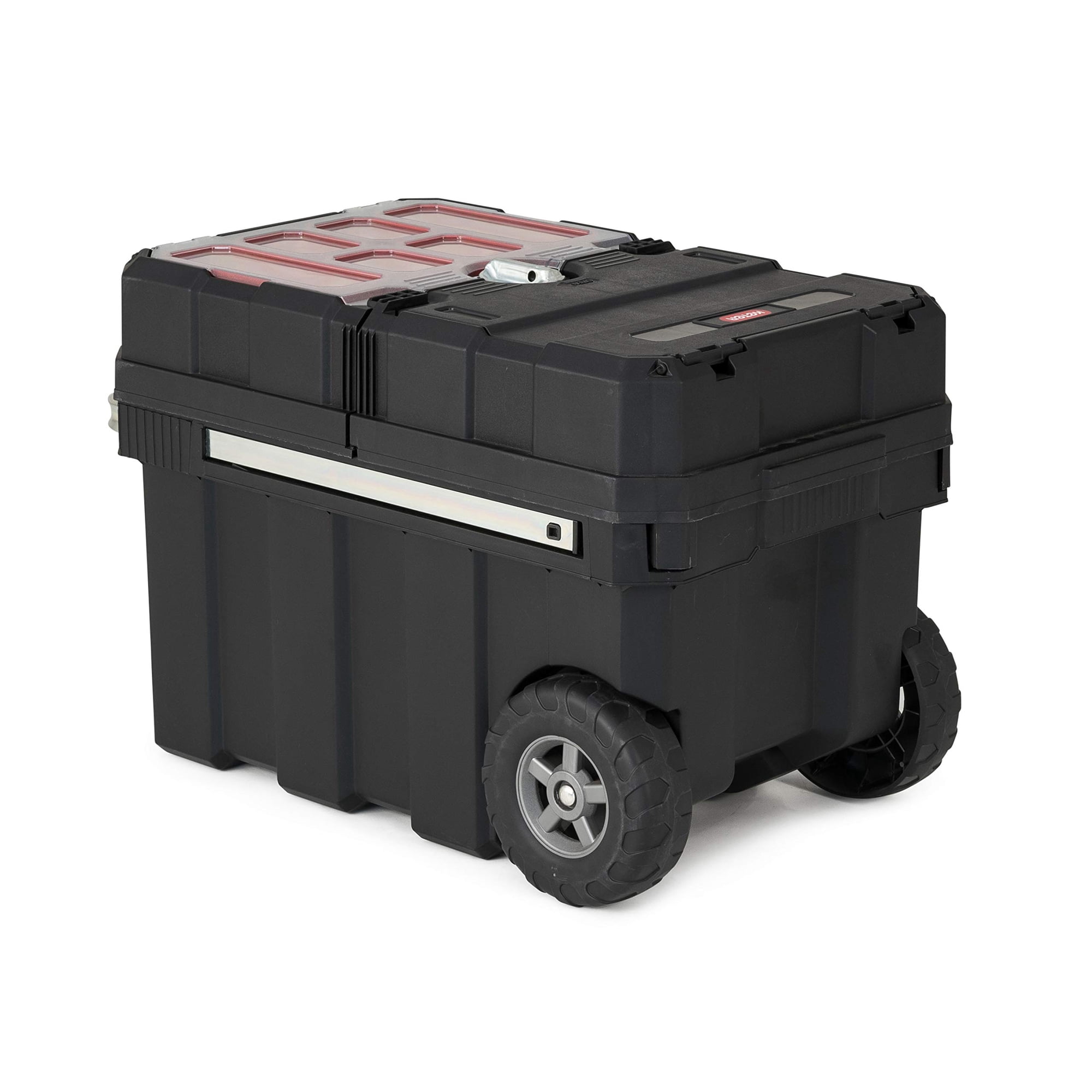 Caja De Herramientas Keter Masterloader Resin Rolling Con Sistema De Cierre