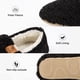 thumbnail image 5 of Zapatillas EverFoams para mujer, suaves y rizadas, de espuma viscoelástica, color negro, 5 of 7