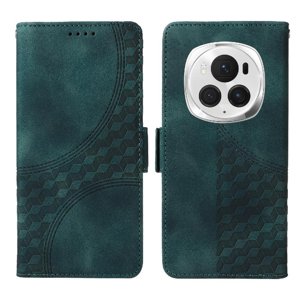 Carcasa Foxdock Honor Magic 6 Pro De Cuero Pu, Diseño Acolchado Clásico, Protección Contra Caídas Y Rayones