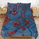 thumbnail image 2 of Spider-Man 3 Piece Sets Full/Queen Size - Reversible Microfiber Quilts with 2 Shams Soft Lightweight Bedspread Coverlet Comforter for All Season Bed Sheets, 2 of 5