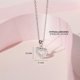 thumbnail image 3 of Cadena Corazón de Plata 925 Certificada con Circones Rosados | Un símbolo de amor que brillará por s, 3 of 3
