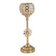 thumbnail image 2 of Candelero Con Flor De Cristal Dorado Candelero De Regalo Para Amigos M, 2 of 5