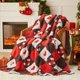 thumbnail image 1 of Manta CYMULA Christmas Knit 127 x 152 cm, acogedora y suave, 1 of 7