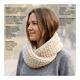 thumbnail image 4 of Bufanda Cuello Estilo Punto Inglés Lana Invierno Abrigado, 4 of 5