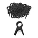 thumbnail image 4 of 100 Piezas Clips Para Plantas De Jardín Abrazaderas Para Flores Clips Para Tallos De Enredadera Para Rosas 1,7 Cm Negro, 4 of 5