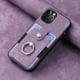 thumbnail image 1 of Stylish iPhone 14 Pro Case with Artificial Leather & Retro Hardware Ring - Perfect Fit for Apple 14plus Card Case, 1 of 3