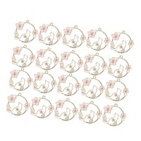 Bothyi - 20 Piezas Colgantes De Abalorios De Corona Para Accesorios De Joyería Collar Funda De Teléfono Gato