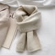 thumbnail image 1 of suxuMhao Bufanda de Punto, Paquete de 2 Bufandas Beige Suaves y Cálidas de Invierno, Bufanda Cálida Simple de Color Sólido para Clima Frío, Bufanda para Mantener el Calor, 63x8.27in Bufandas de, 1 of 2