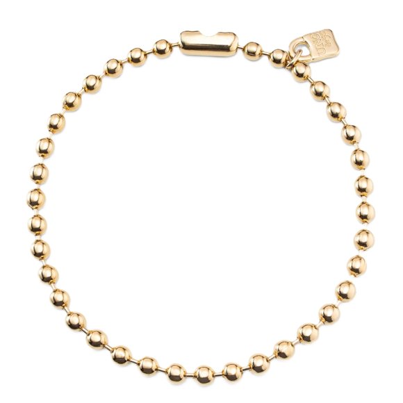 Collar Uno de 50 SNOWFLAKE 48 cm chapado en oro 18K