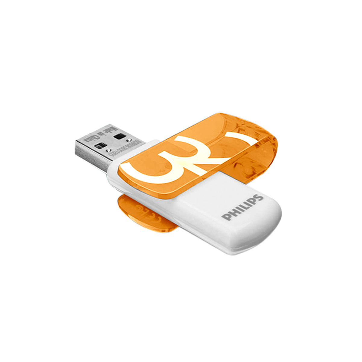 Philips - Pendrive Vivid 32Gb (Orange) 2.0 Fm32Fd05B/97
