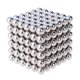 thumbnail image 4 of Bola De Pelota Magnética 5 Mm 216 Cubo Plata DIY Kit De Ciencia Puzzle Escultura Juguete, 4 of 5