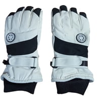 Hn - Guantes Térmicos Invierno Ski, Nieve, Unisex, Talla M Blanco/Negro