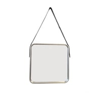 Vgo - Espejo Decorativo Para Colgar Cuadrado Con Correa 40 Cm