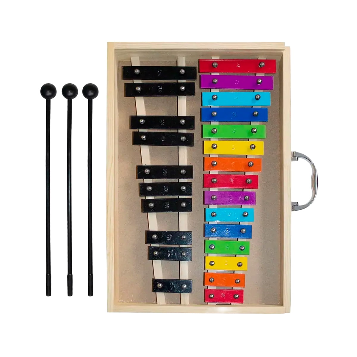Allegro - Metalófono Cromático 25 Tonos Color All25sc