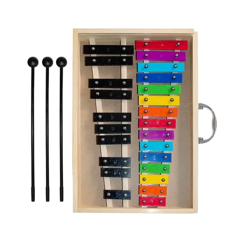 Allegro - Metalófono Cromático 25 Tonos Color All25Sc