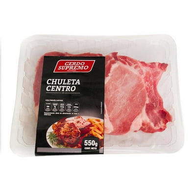 Chuleta De Cerdo Centro 550 G Cerdo Supremo
