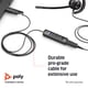 thumbnail image 5 of Auriculares Plantronics Poly EncorePro 530 QD para colocar sobre las orejas negros, 5 of 6