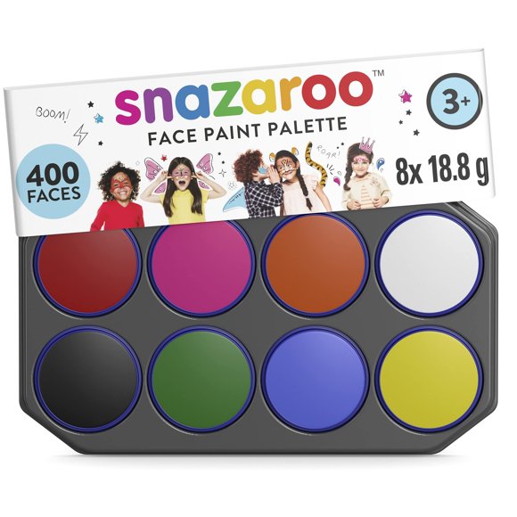 Kit de Paleta de Pintura Facial Snazaroo 8 colores 19 g