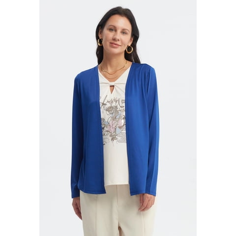 Fashionspark - Polera Mujer Slim Azul