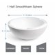 thumbnail image 3 of Media esfera de espuma Smoothfoam 30 cm blanco (1 unidad), 3 of 7