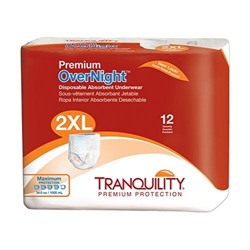 Ropa interior absorbente desechable Tranquility Prem Overnight