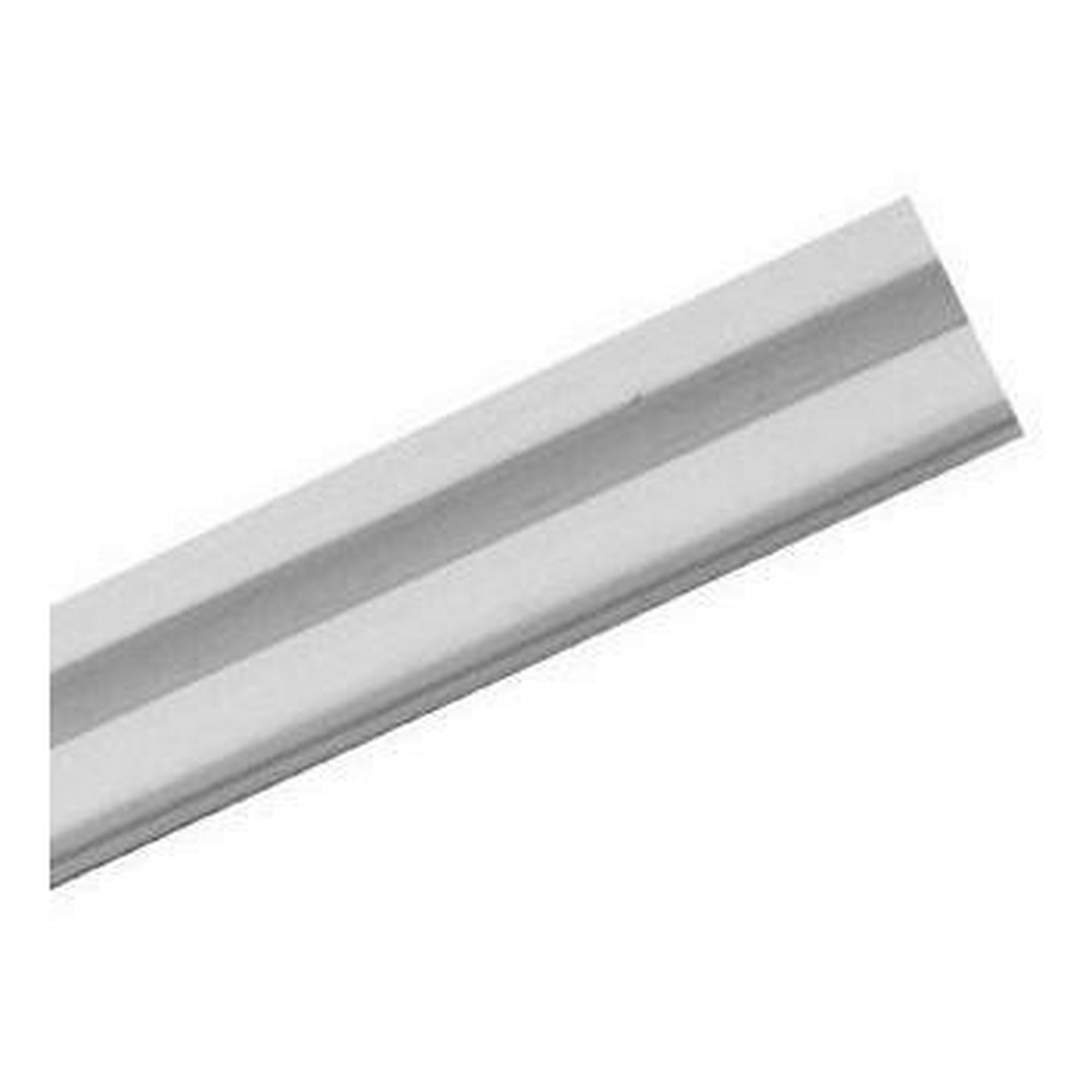Riel Puerta Corredera Aleta Blanco 3m Dvp