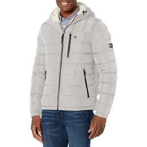 Chaqueta Tommy Hilfiger Para Hombre, De Peso Medio, Con Forro Sherpa