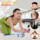 thumbnail image 5 of Rueda para Abdominales Tixahi con Temporizador y Colchoneta para Rodillas Azul, 5 of 6