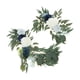 thumbnail image 2 of 2x Guirnalda De Botín De Flores De Arco Floral Artificial Para Boda Azul Blanco, 2 of 5
