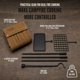 thumbnail image 5 of Set de Parrilla BATTLBOX Campfire de Acero 15 cm × 23 cm, 5 of 9