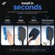thumbnail image 3 of Cinta Protectora de Borde para Raqueta de Pickleball Carbex Lab 30 mm Pack de 4 Azul PU, 3 of 6