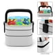 thumbnail image 5 of Popiz Baby TV Fiambrera de Doble Capa, Contenedor de Almuerzo Portátil Apilable, Almacenamiento de Alimentos Hermético a Prueba de Fugas, 1000ml, 5 of 6