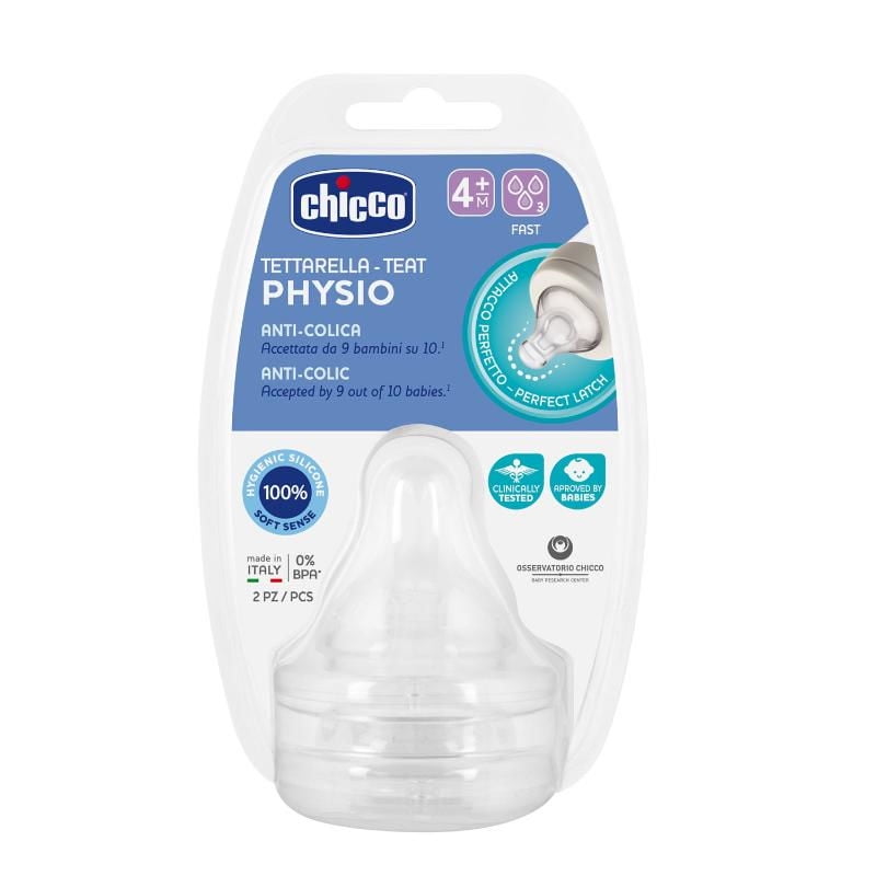 Chicco - Pack 2 Tetinas Flujo Rapido